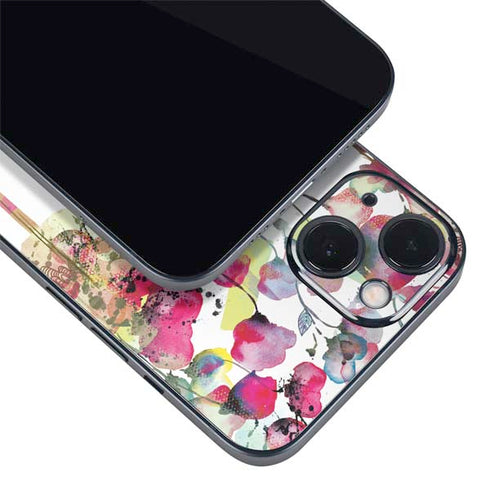 Painted Flowers iPhone Skins