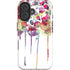 Painted Flowers iPhone 16 Plus Impact Case