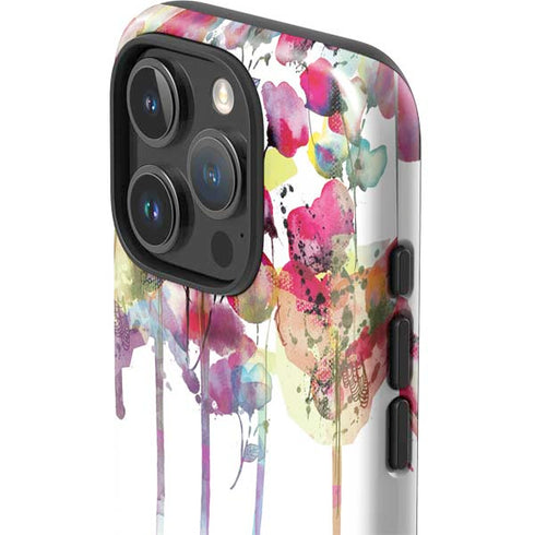 Painted Flowers iPhone 16 Pro Impact Case
