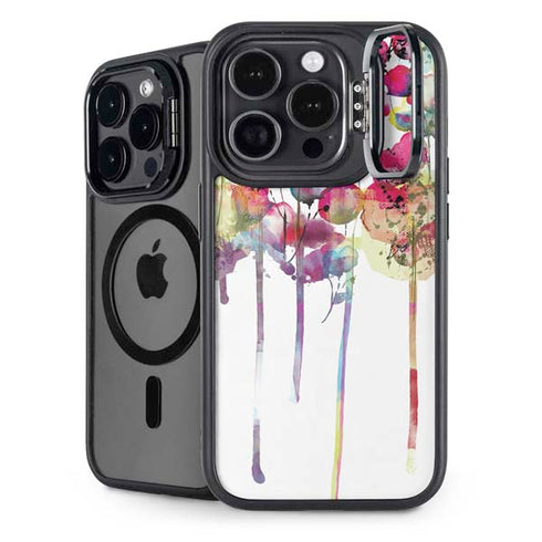 Painted Flowers iPhone 16 Pro Kickstand Case