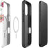 Painted Flowers iPhone 16 Pro Magsafe Impact Case