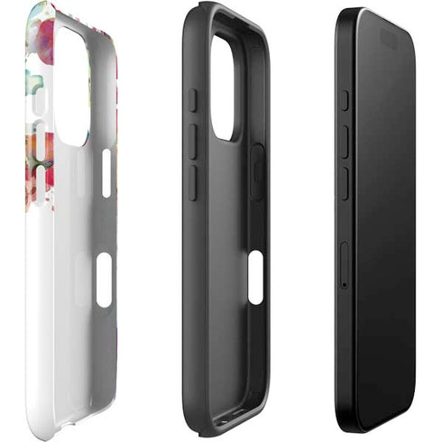 Painted Flowers iPhone 16 Pro Max Impact Case