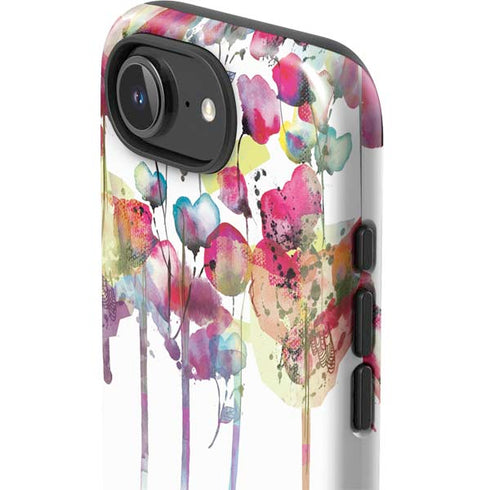 Painted Flowers iPhone 16e Impact Case