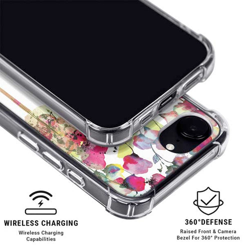 Painted Flowers iPhone 16e MagSafe Case