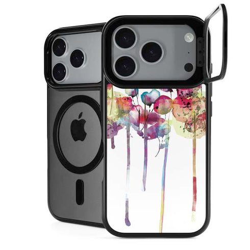 Painted Flowers iPhone 18 Pro Kickstand Case