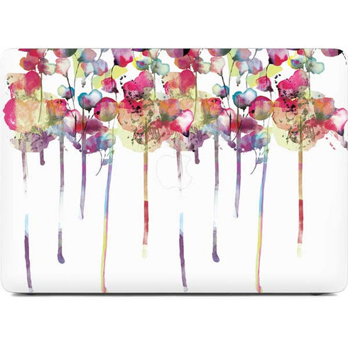 Painted Flowers Apple MacBook Air Skin