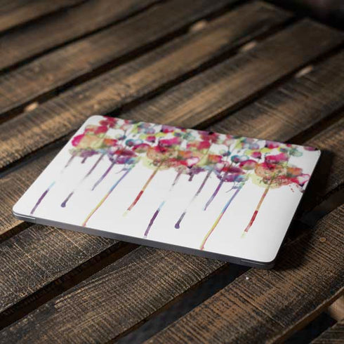 Painted Flowers Apple MacBook Air Skin
