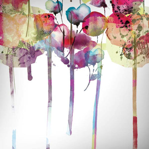 Painted Flowers Moto G6 Skin