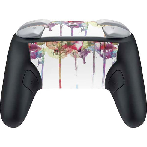 Painted Flowers Nintendo Switch 2 (2025) Pro Controller Skin