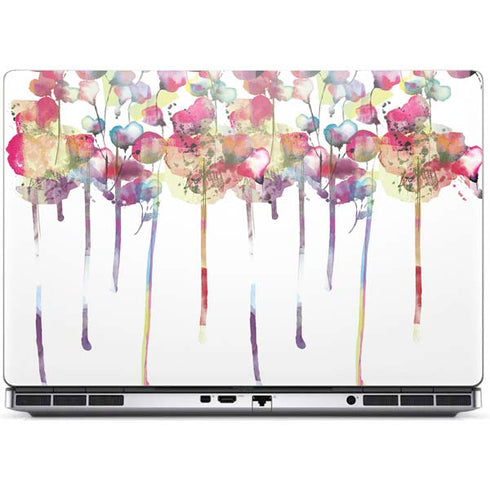 Painted Flowers Dell Precision Skin