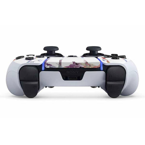 Painted Flowers PS5 DualSense Edge Pro Controller Skin