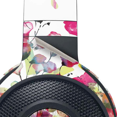 Painted Flowers Razer Kraken X Skin