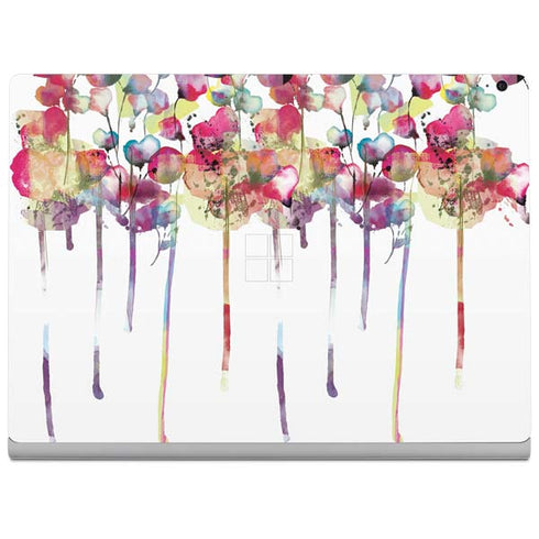 Painted Flowers Surface Book 2 15in Skin