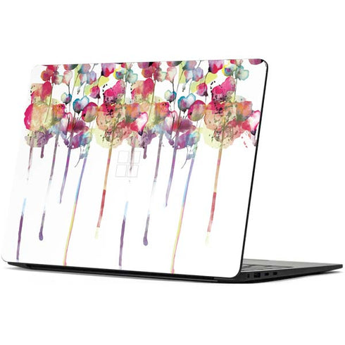 Painted Flowers Surface Laptop 7 13.8in Skin