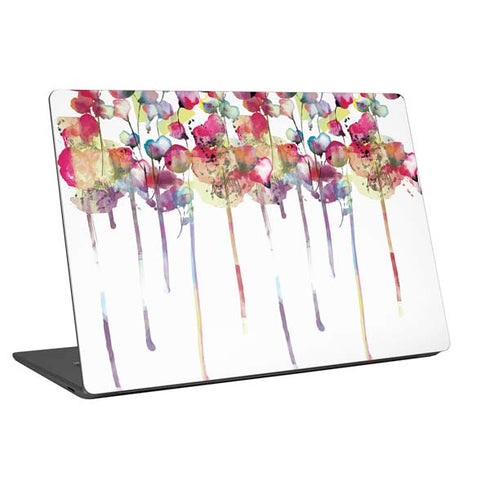 Painted Flowers Laptop Skins