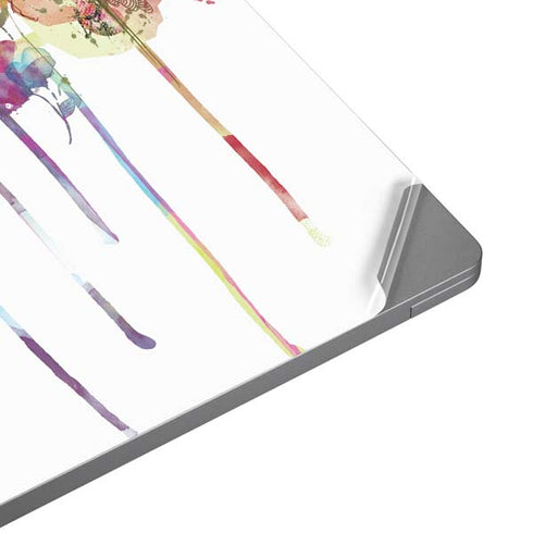 Painted Flowers Laptop Skins