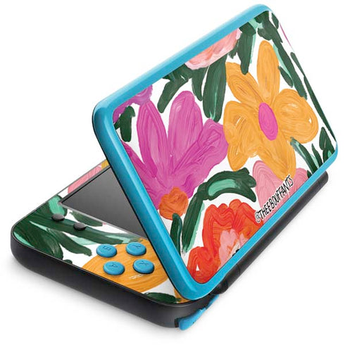 Bouffants and Broken Hearts Painterly Garden Nintendo Skins