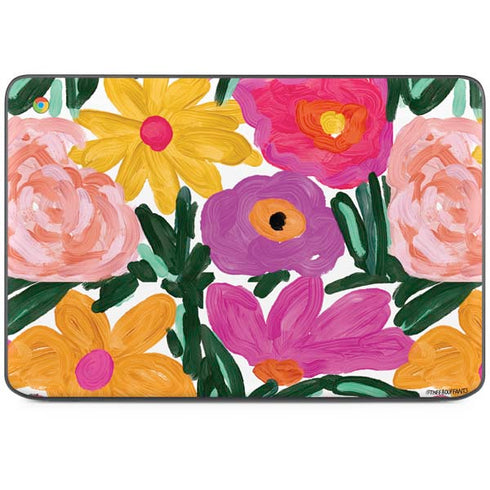 Bouffants and Broken Hearts Painterly Garden HP Chromebook Skin