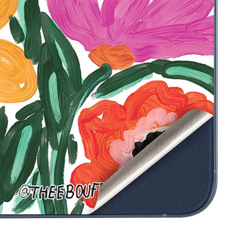 Bouffants and Broken Hearts Painterly Garden Galaxy A35 5G Skin