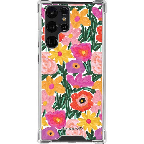 Bouffants and Broken Hearts Painterly Garden Galaxy S23 Ultra Clear Case