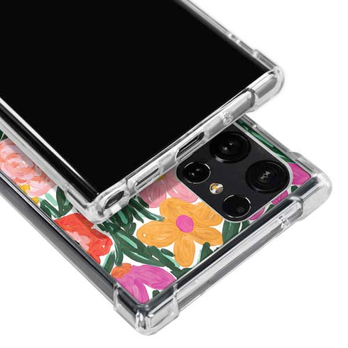 Bouffants and Broken Hearts Painterly Garden Galaxy S23 Ultra Clear Case