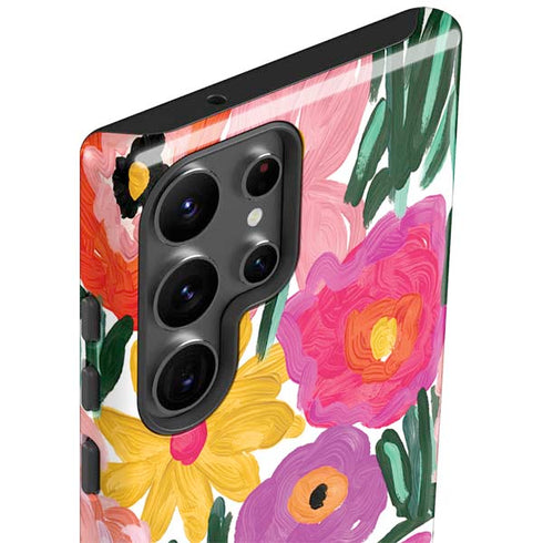 Bouffants and Broken Hearts Painterly Garden Galaxy S23 Ultra Pro Case