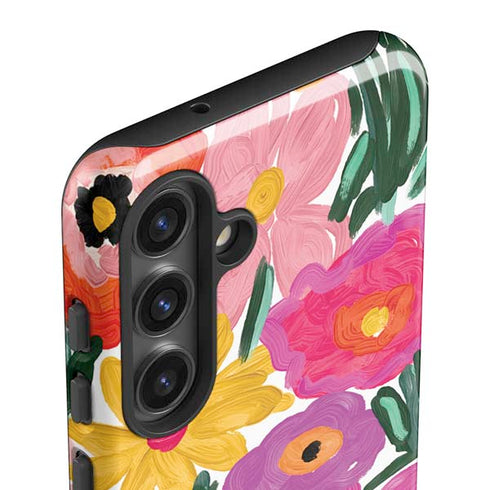 Bouffants and Broken Hearts Painterly Garden Galaxy S25 Impact Case