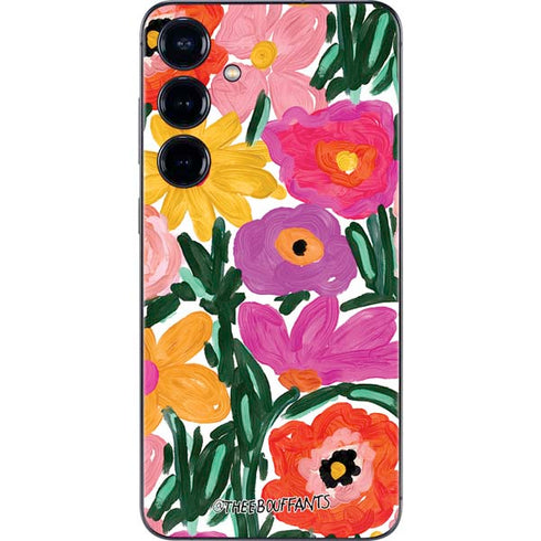 Bouffants and Broken Hearts Painterly Garden Galaxy S25 Skin