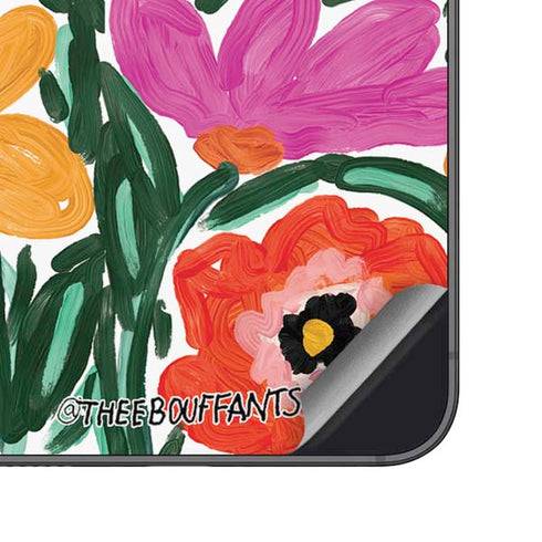 Bouffants and Broken Hearts Painterly Garden Galaxy S24 Skin