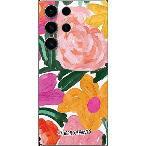 Bouffants and Broken Hearts Painterly Garden Galaxy S25 Ultra Skin