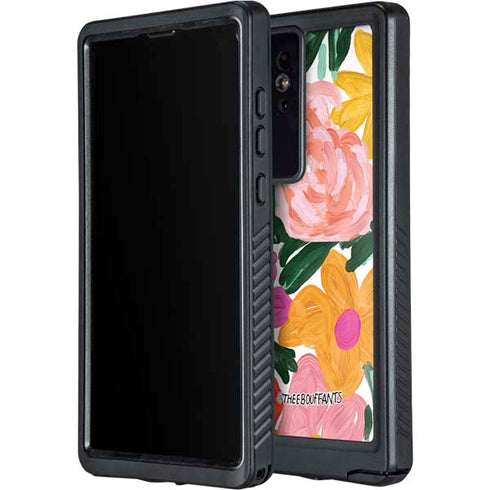 Bouffants and Broken Hearts Painterly Garden Galaxy S24 Ultra Waterproof Case
