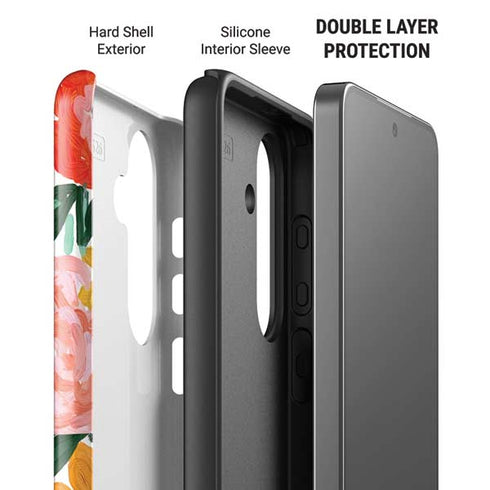 Bouffants and Broken Hearts Painterly Garden Galaxy S26 Impact Case