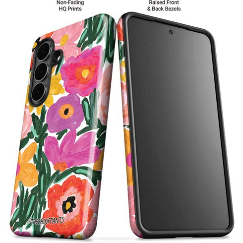 Bouffants and Broken Hearts Painterly Garden Galaxy S26 Impact Case