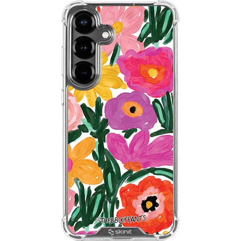 Bouffants and Broken Hearts Painterly Garden Galaxy S26 Plus Clear Case