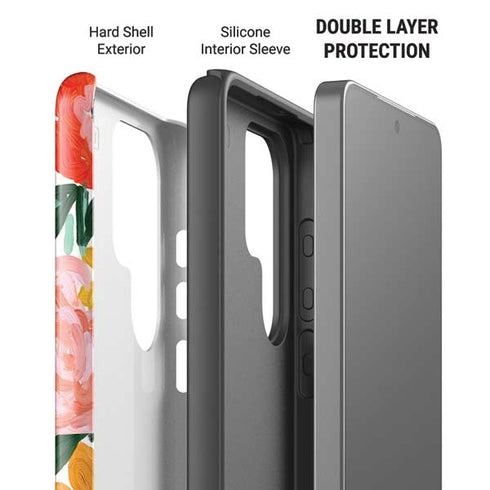 Bouffants and Broken Hearts Painterly Garden Galaxy S26 Ultra Impact Case