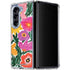 Bouffants and Broken Hearts Painterly Garden Galaxy Z Fold5 5G Clear Case