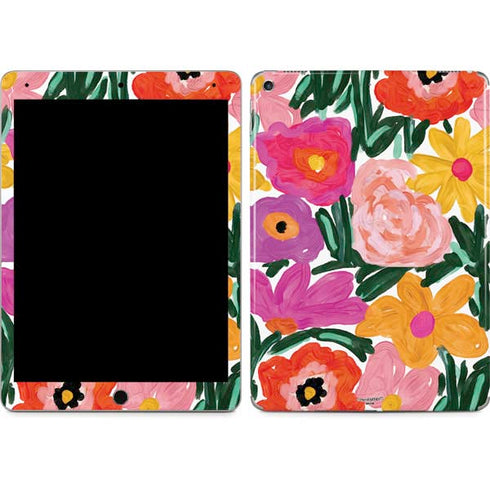 Bouffants and Broken Hearts Painterly Garden iPad Skins