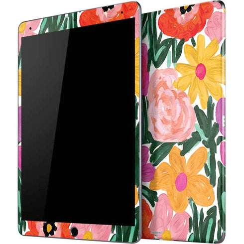 Bouffants and Broken Hearts Painterly Garden iPad Skins