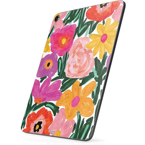 Bouffants and Broken Hearts Painterly Garden Apple iPad Pro Skin