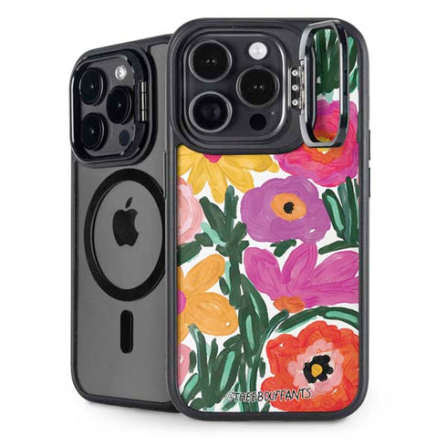 Bouffants and Broken Hearts Painterly Garden iPhone Cases