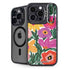 Bouffants and Broken Hearts Painterly Garden iPhone 14 Pro Kickstand Case