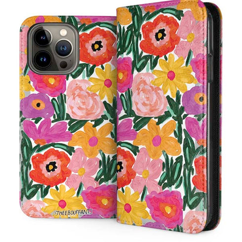 Bouffants and Broken Hearts Painterly Garden iPhone Cases