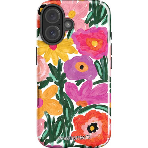 Bouffants and Broken Hearts Painterly Garden iPhone 16 Plus Impact Case