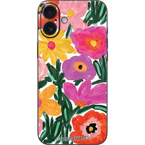 Bouffants and Broken Hearts Painterly Garden iPhone 16 Plus Skin