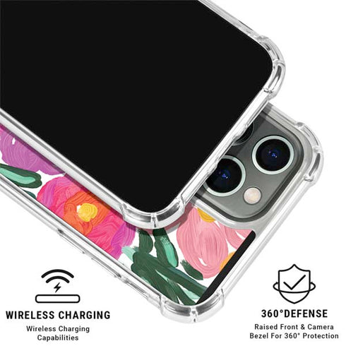 Bouffants and Broken Hearts Painterly Garden iPhone 16 Pro Clear Case