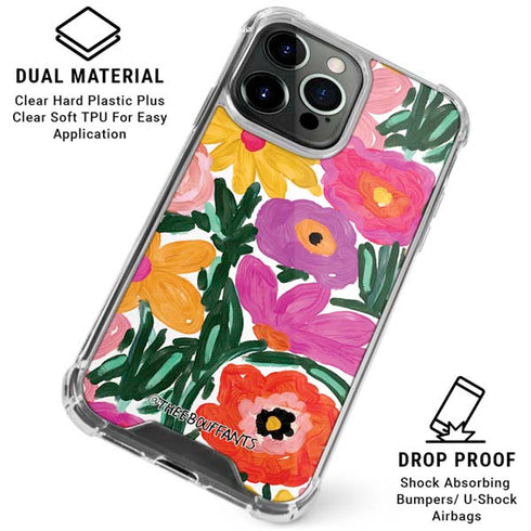 Bouffants and Broken Hearts Painterly Garden iPhone 16 Pro Max Clear Case