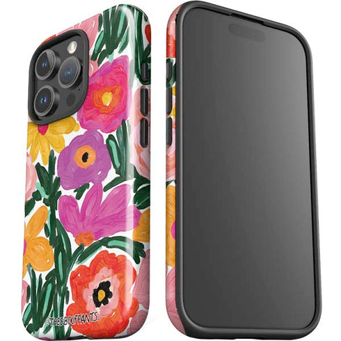 Bouffants and Broken Hearts Painterly Garden iPhone 16 Pro Max Impact Case