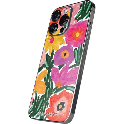 Bouffants and Broken Hearts Painterly Garden iPhone 16 Pro Skin