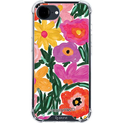 Bouffants and Broken Hearts Painterly Garden iPhone 16e Clear Case