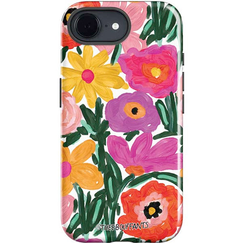 Bouffants and Broken Hearts Painterly Garden iPhone 16e Impact Case